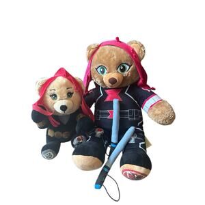 Build a Bear Marvel Black Widow Plush Bundle